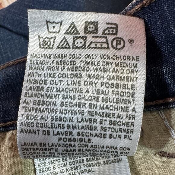 Levi's 512 PERFECTLY SLIMMING Sz 6S Mid Rise Boot Cut Jeans Denim Pants 27x29.5 - Picture 12 of 12